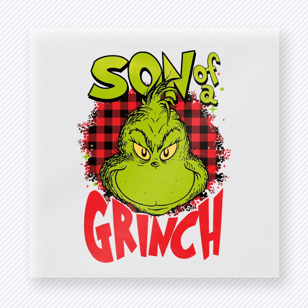 Son Of A Grinch Christmas DTF Transfers