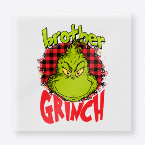 Brother Grinch Christmas DTF Transfers