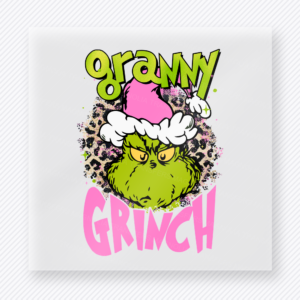 Granny Grinch Christmas DTF Transfers