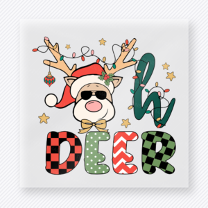 Oh Deer Reindeer Christmas DTF Transfers