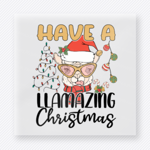 Llamazing Christmas Christmas DTF Transfers