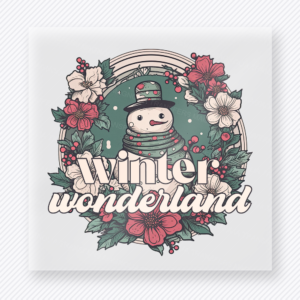 Winter Wonderland Snowman Christmas DTF Transfers