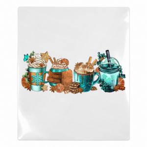 Cozy Christmas drinks and cookies UV Transfer