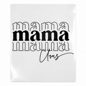 Mama Mama Mama Xmas typography UV Transfer
