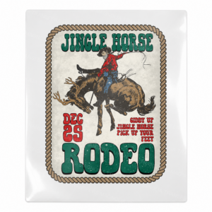 Jingle Horse Christmas Rodeo cowboy UV Transfer