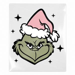 Pink Hat Grinch UV Transfer