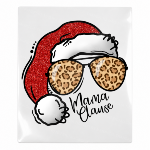 Mama Claus leopard sunglasses UV Transfer