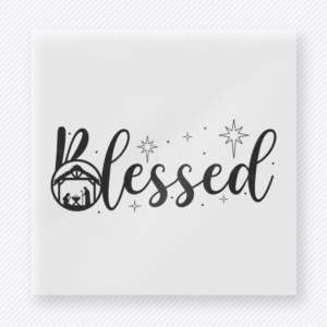 Blessed Nativity Christmas DTF Transfers