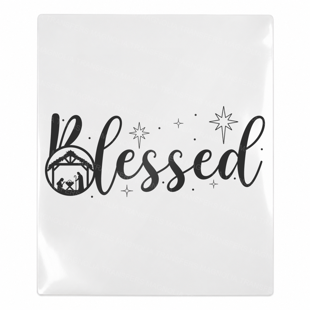 Blessed nativity scene UV Transfer