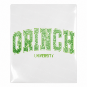Grinch University collegiate UV Transfer