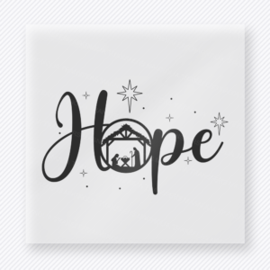 Hope Nativity Christmas DTF Transfers