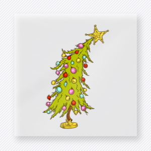 Whimsical Christmas Tree Christmas DTF Transfers