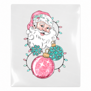 Pastel Santa ornaments UV Transfer