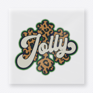 Jolly Leopard Christmas DTF Transfers