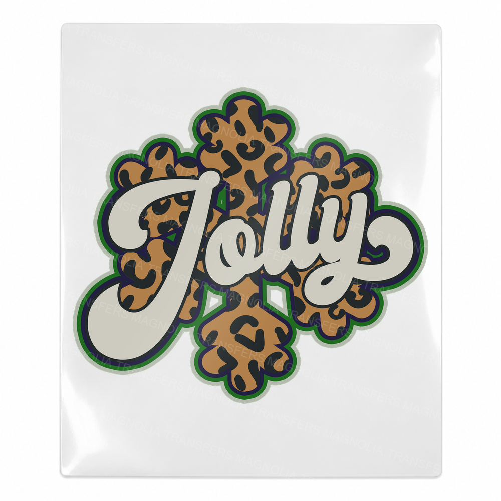 Jolly green leopard UV Transfer