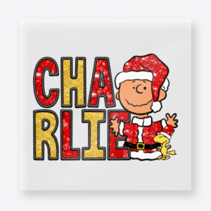 Charlie Christmas Christmas DTF Transfers