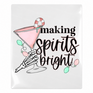 Making Spirits Bright martini UV Transfer