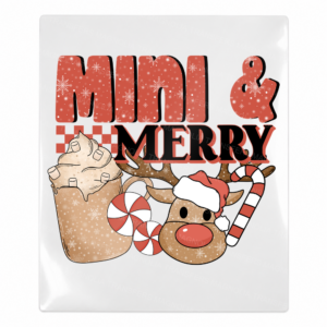 Mini And Merry cocoa reindeer UV Transfer