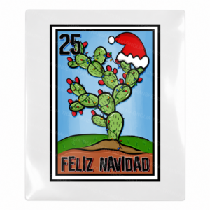 Feliz Navidad cactus UV Transfer