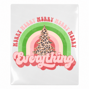 Merry Everything leopard tree UV Transfer