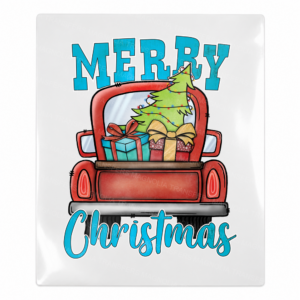 Merry Christmas red truck gifts UV Transfer