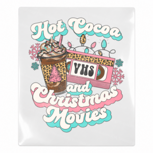 Hot Cocoa VHS And Christmas Movies UV Transfer
