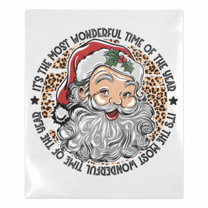 The Most Wonderful Time Of The Year Santa UV Transfer