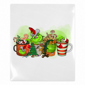 Grinch Christmas cocoa mugs UV Transfer