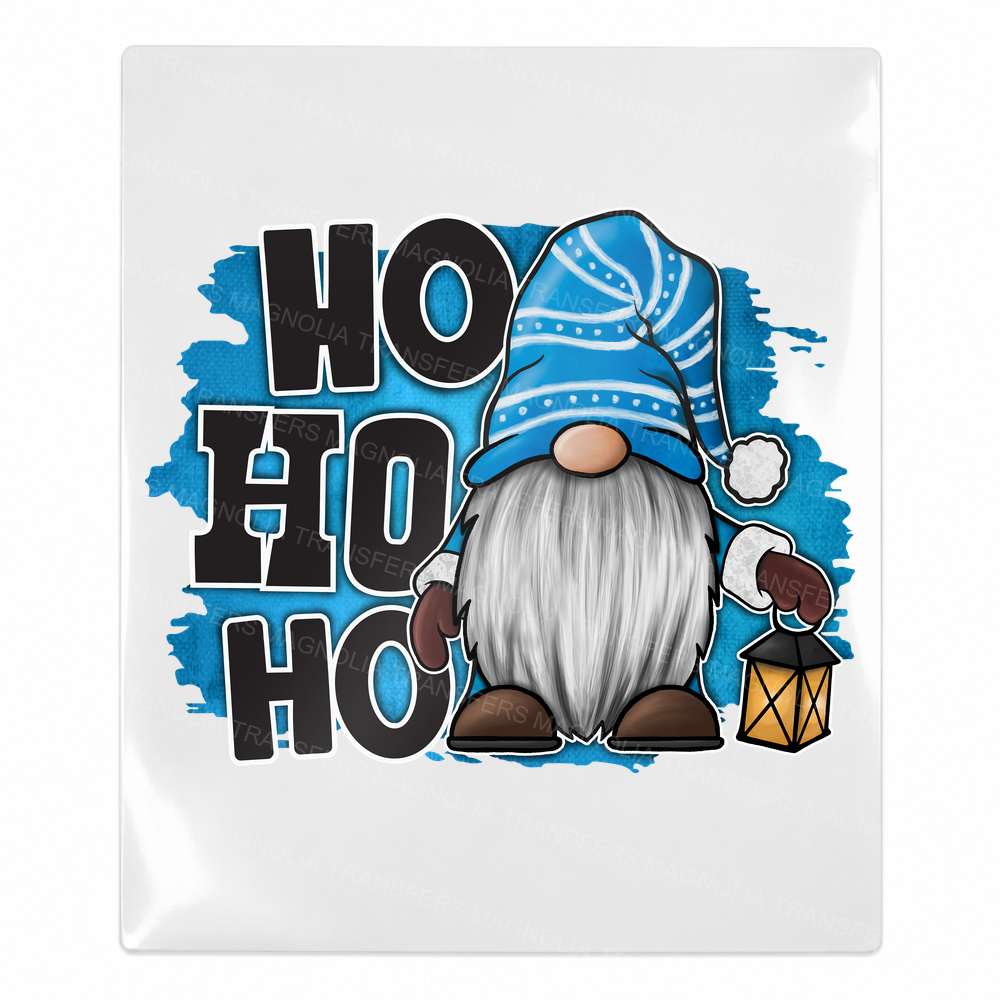 Ho Ho Ho winter gnome UV Transfer