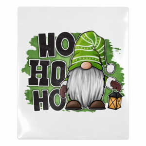 Ho Ho Ho blue hat gnome UV Transfer