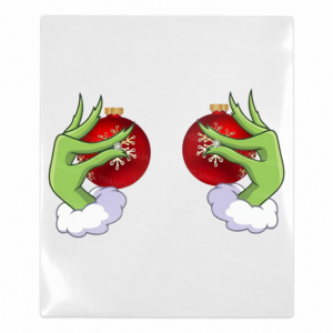 Santa hat ornament hands UV Transfer