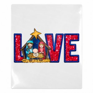 Love Came Down Nativity Christmas UV Transfer
