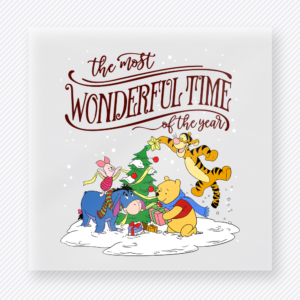 Most Wonderful Time Of The Year Characters Christmas DTF Transfers