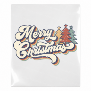 Merry Christmas Pine Trees Christmas UV Transfer
