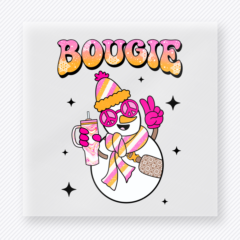 Boogie Snowman Christmas DTF Transfers