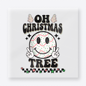 Oh Christmas Tree Smile Bring Festive Christmas DTF Transfers