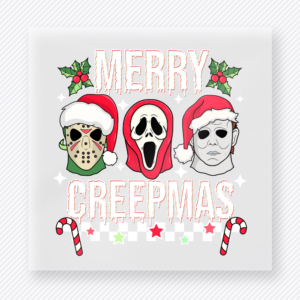 Merry Creepmas Horror Icons Bring Festive Christmas DTF Transfers