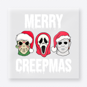 Merry Creepmas Horror Icons Bring Festive Christmas DTF Transfers