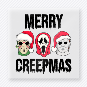Merry Creepmas Horror Icons Christmas DTF Transfers