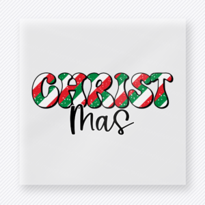 Christmas Candy Cane Letters Christmas DTF Transfers