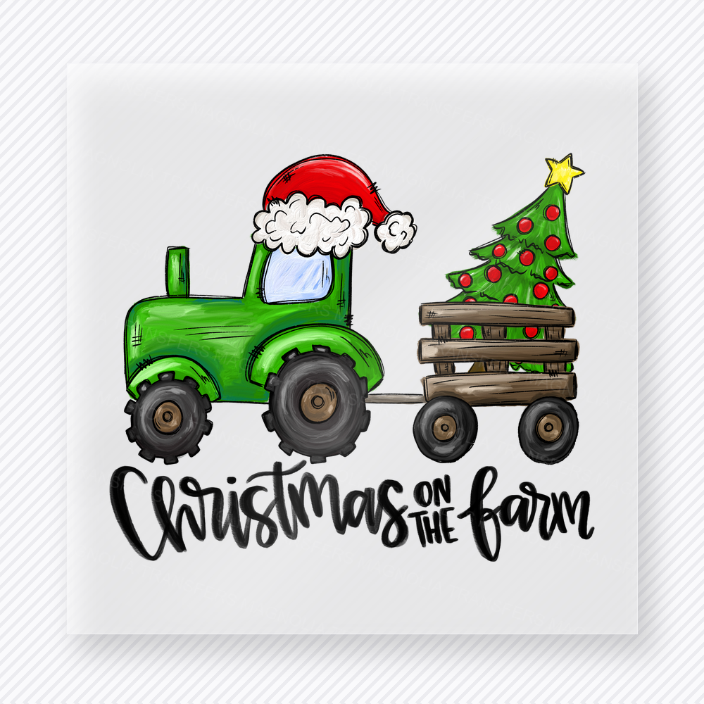 Christmas On The Farm Christmas DTF Transfers