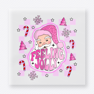 Feeling Jolly Santa Christmas DTF Transfers