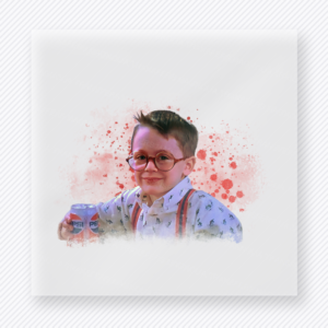 Most Likely Christmas Movie Kid Christmas DTF transfer featuring funny Christmas movie kid portrait design