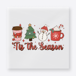 Tis The Season Christmas Icons Bring Festive Christmas DTF Transfers