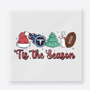Titans Tis The Season Football Christmas DTF Transfers
