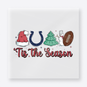 Colts Tis The Season Football Christmas DTF Transfers