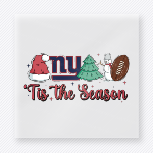 Giants Tis The Season Football Christmas DTF Transfers