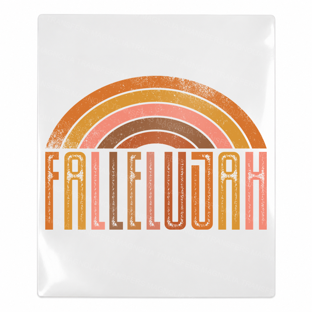 Fallelujah Fall & Thanksgiving UV transfer for hard-surface products