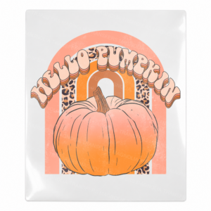 Hello Pumpkin Fall & Thanksgiving UV transfer for hard-surface products