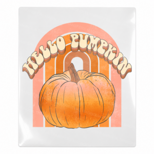 Hello Pumpkin Fall & Thanksgiving UV transfer for hard-surface products